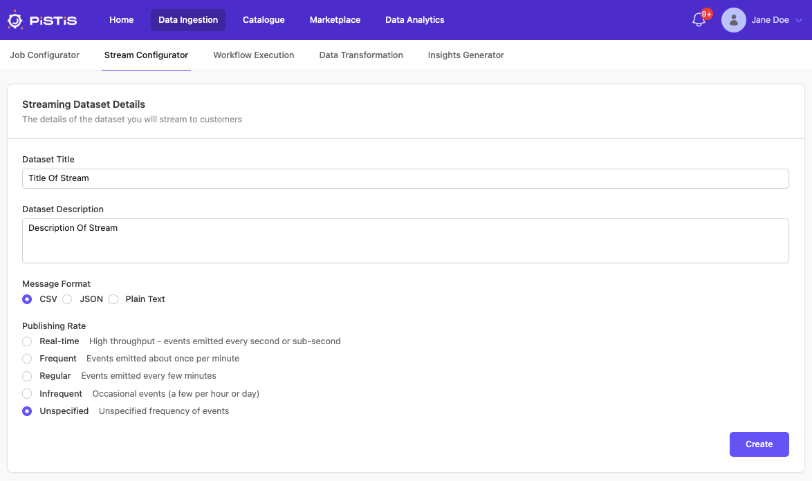Stream Configurator