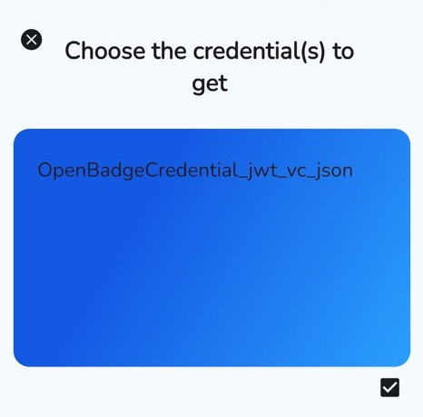 Store credential in Talao Store credential in Talao