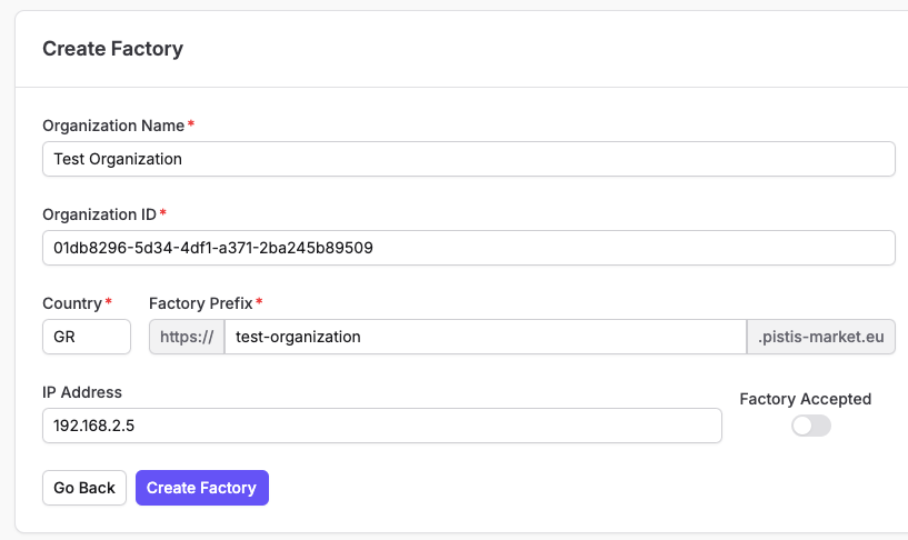 Create Factory Create Factory