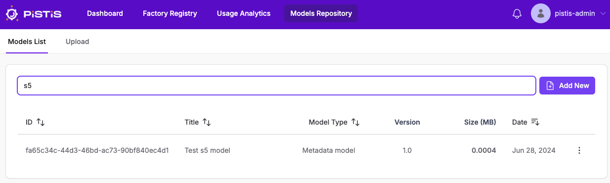 Search model